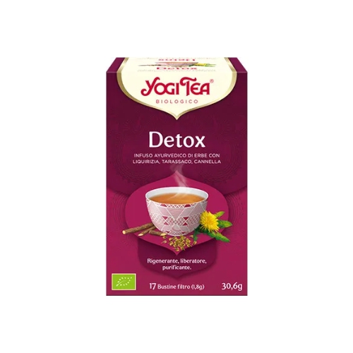 Yogi Tea Detox Bio Infuso di Erbe 17 Bustine