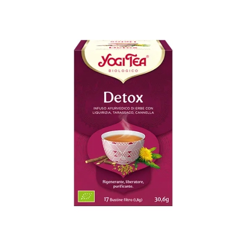 Yogi Tea Detox Bio Infuso di Erbe 17 Bustine