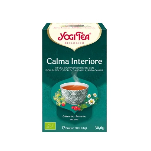 Fior di Loto Yogi Tea Infuso Ayurvedico Calma Interiore 17 Filtri