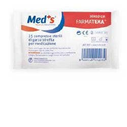 Med's Farmatexa Garza 10x10 Cm 25 Pezzi
