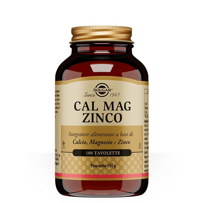 Solgar Cal Mag Zinco 100 Tavolette