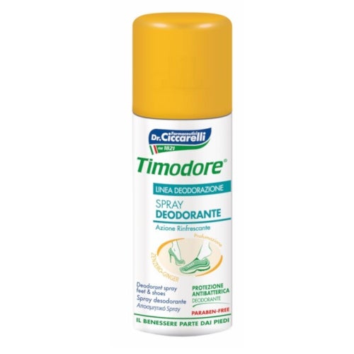 Timodore Spray Deodorante Piedi allo Zenzero 150 ml