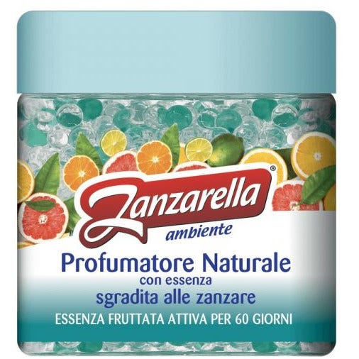 Zanzarella Ambiente Profumatore Ambiente Antizanzare  Frutta Perle 170g