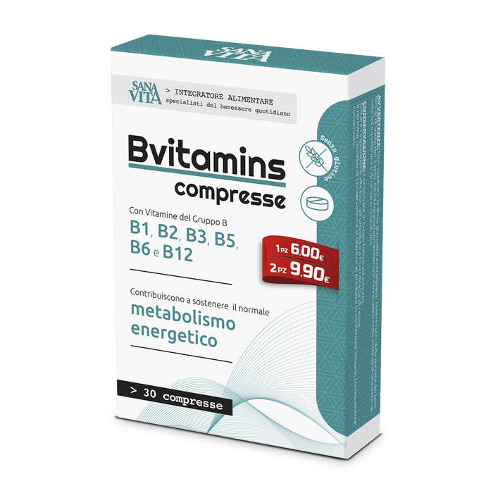 Sanavita B-Vitamins Integratore 30Compresse