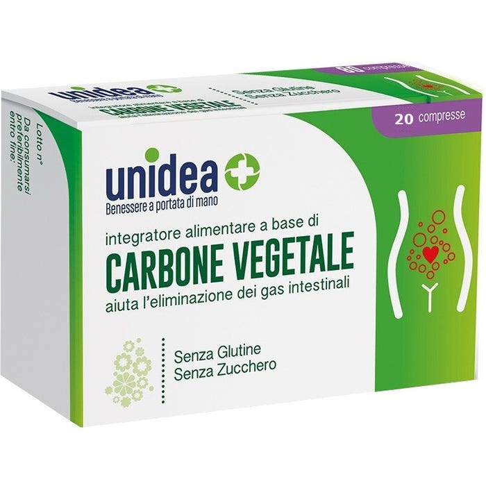 Unidea Carbone Vegetale 20 Compresse