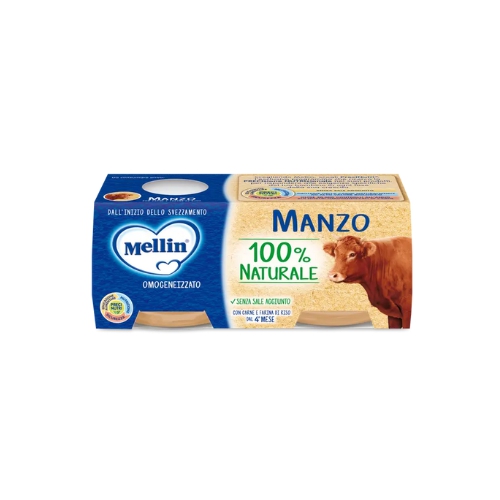 Mellin Omogeneizzato Manzo 2X120g