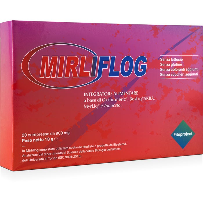 Mirliflog Integratore Contro Le Infiammazioni 20 Compresse