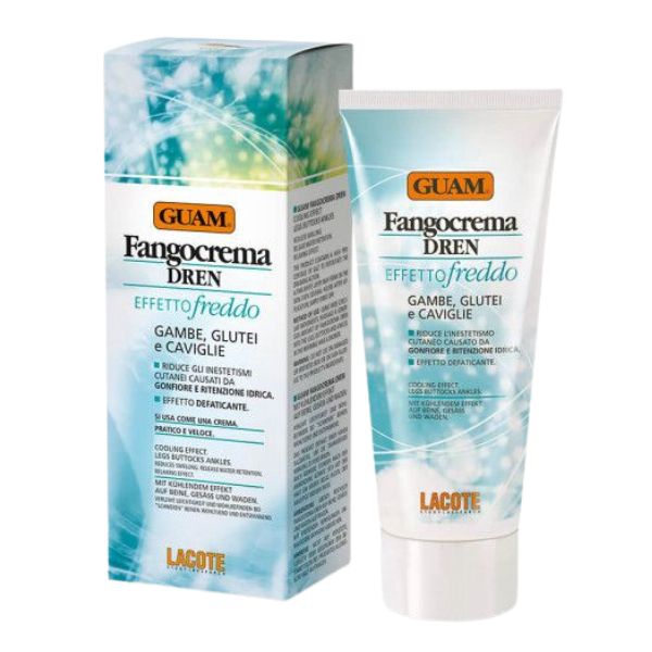 Guam Fangocrema Dren Effetto Freddo Trattamento Drenante 200 ml