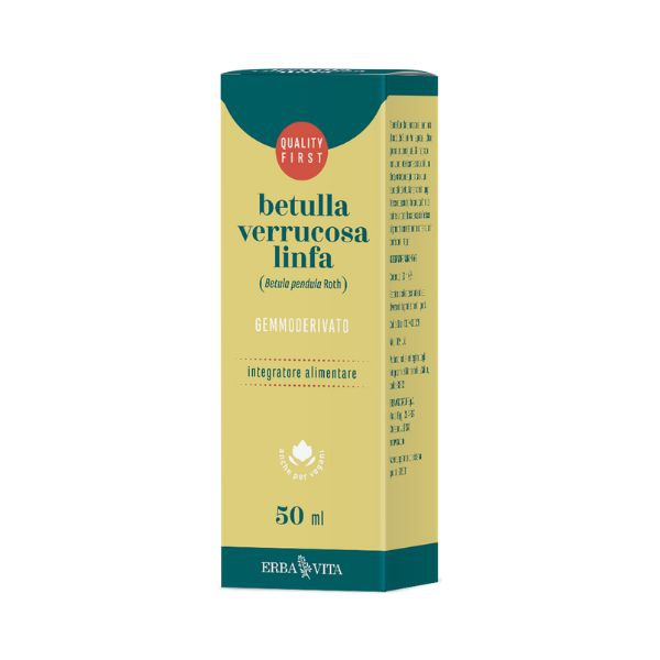 Erba Vita Gemmoderivato Betulla Verrucosa Linfa Integratore Depurativo 50 ml