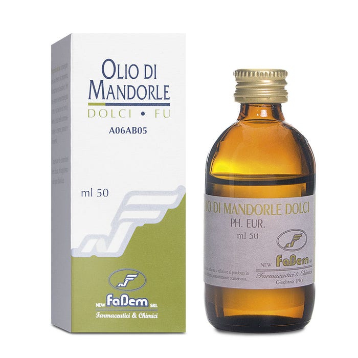 Fadem Olio Mandorle Dolci Emolliente Pelle 50 ml