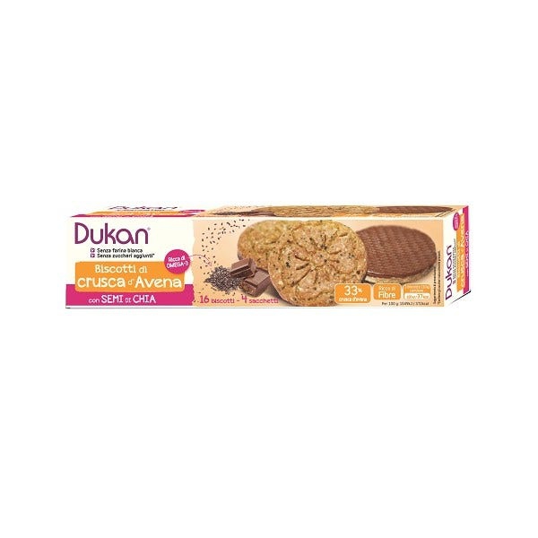 Dukan Biscotti Semi Di Chia Con Cioccolato 160g