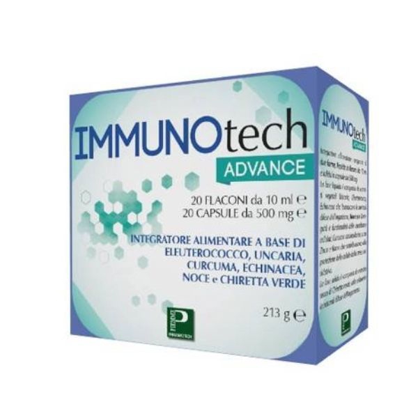 Immunotech Advance Integratore 20 Flaconcini + 20 Capsule