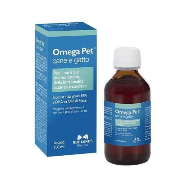 Nbf Lanes Omega Pet Gocce Integratore Di Omega 3 Cani E Gatti 100 ml