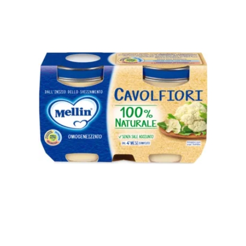 Mellin Omogeneizzato Cavolfiore 2 x1 25g 4Mesi+