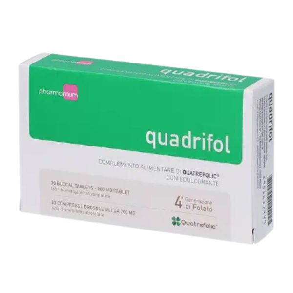 Quadrifol Integratore di Acido Folico 30 Compresse Orosolubili
