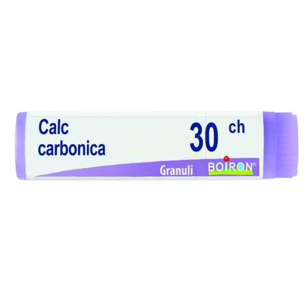  Rimedio omeopatico a base di Calcarea Carbonica 30CH, utilizzato per supportare la salute delle ossa e del sistema immunitario.