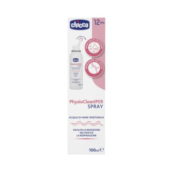 Chicco Physioclean Iper Spray Soluzione Ipertonica 100 ml