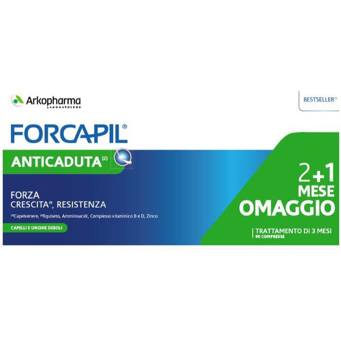 Arkopharma Forcapil Anticaduta Integratore PROMO 3x30 Compresse