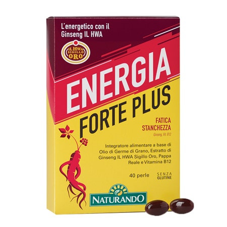 Naturando Energia Forte Plus Integratore 40 Perle