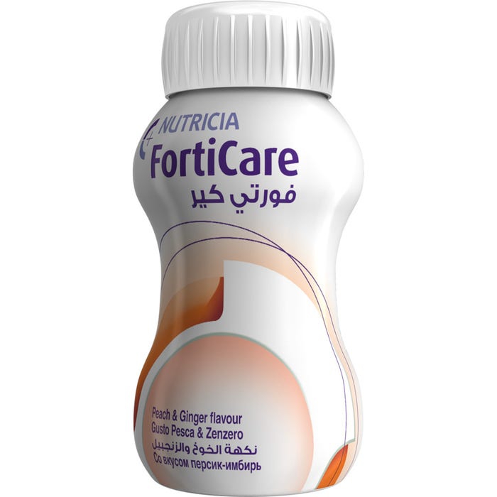 Forticare Integratore Gusto Pesca E Ginger 4x125 ml