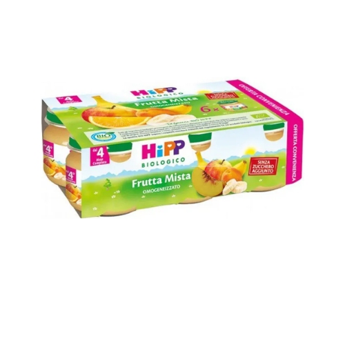 Hipp Biologico Omogeneizzato Frutta Mista 6 x 80 g