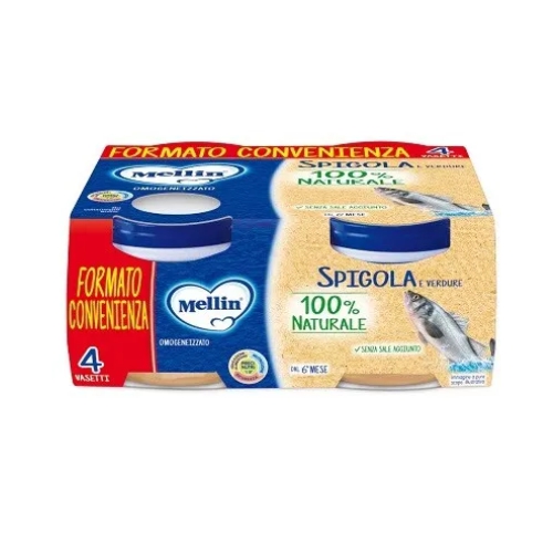 Mellin Omogeneizzato Spigola 4x80g