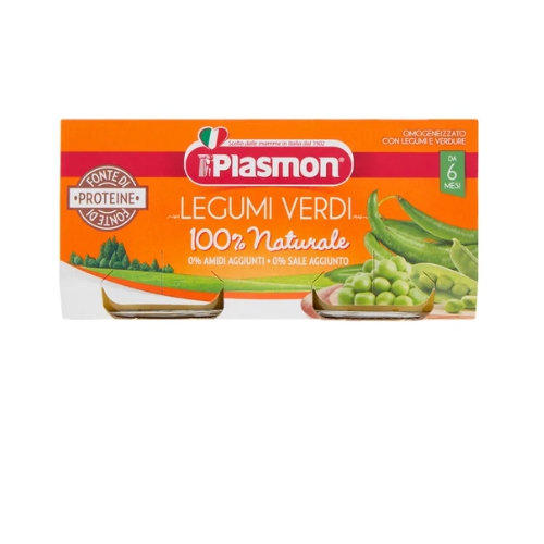 Plasmon Omogeneizzato Legumi Verdi 2x80g