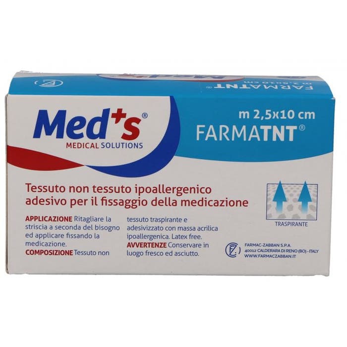 Med's Fix Cerotto TNT Autoadesivo In Rotolo 2,5 m x 10 cm