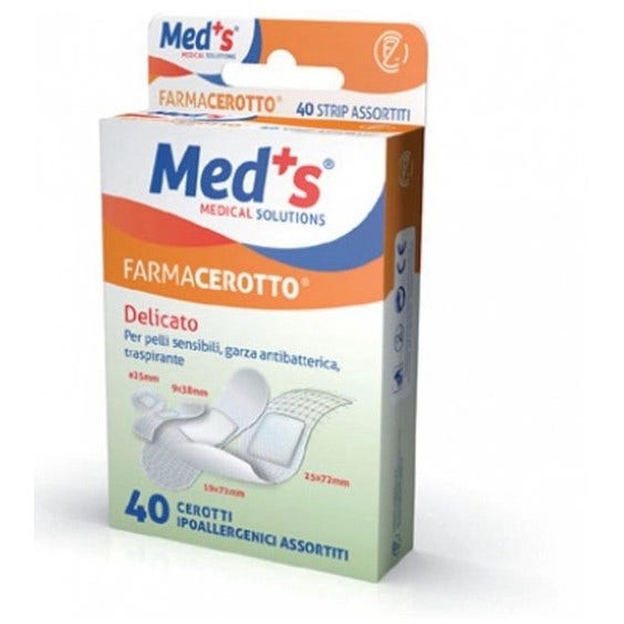 Meds Strips Cerotto Delicato TNT Assortiti 40 Pezzi