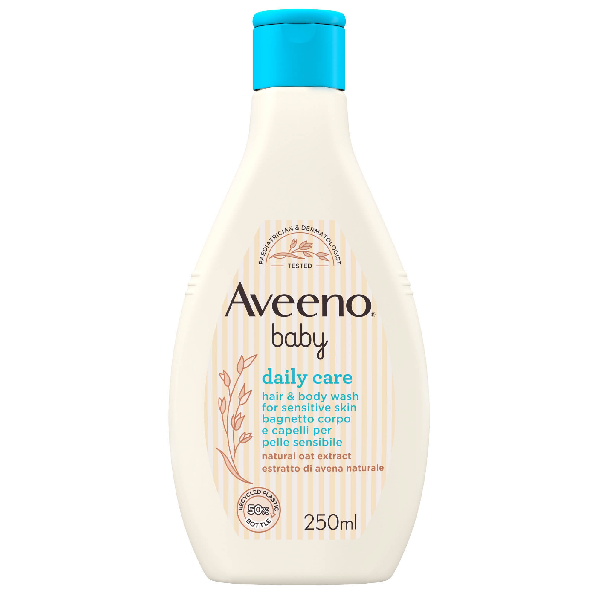 Aveeno Baby, Daily Care Bagnetto Corpo e Capelli per Pelli Delicate 250 ml