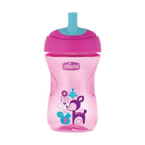 Chicco Advanced Cup Tazza 12M+ Colore Rosa/Viola Capacit� 266 ml 1 Pezzo