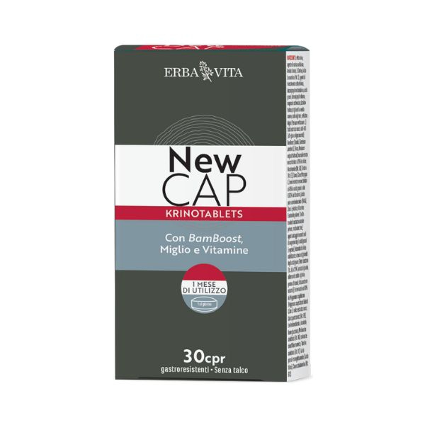 Erba Vita New Cap Krino Tablets Integratore Anticaduta 30 Compresse