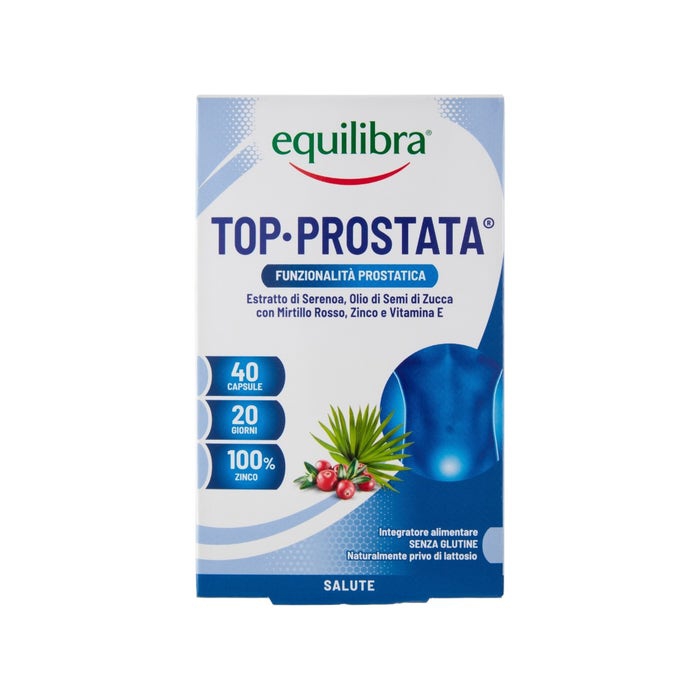 Equilibra Top Prostata Integratore Benessere Vie Urinarie 40 Capsule