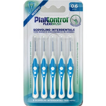 Plakkontrol Scovolini Flexi Brush 0,6mm 5 Pezzi