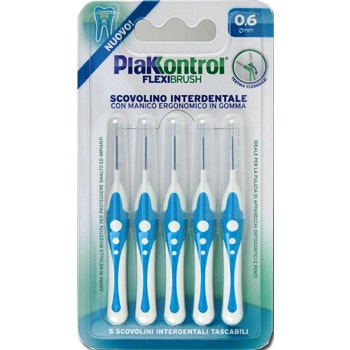 Plakkontrol Scovolini Flexi Brush 0,6mm 5 Pezzi