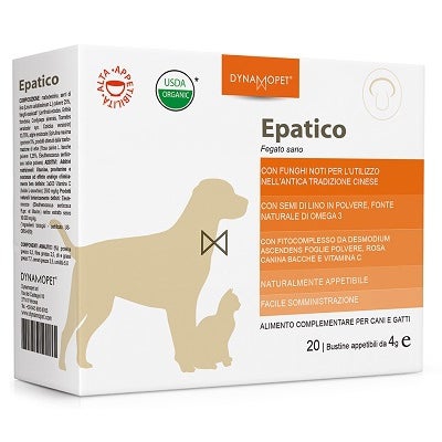 Epatico Alimento Complementare Epatico Cani Gatto 20 Bustine 4 g