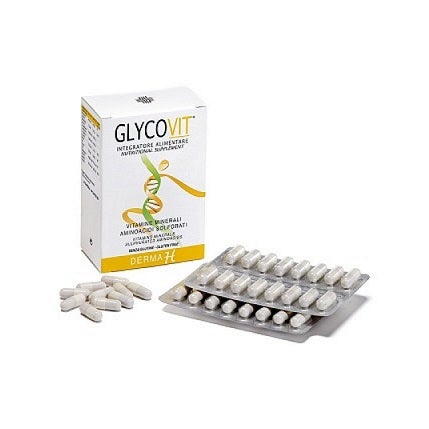 Glycovit Derma H Integratore Capelli e Unghie 64 Capsule