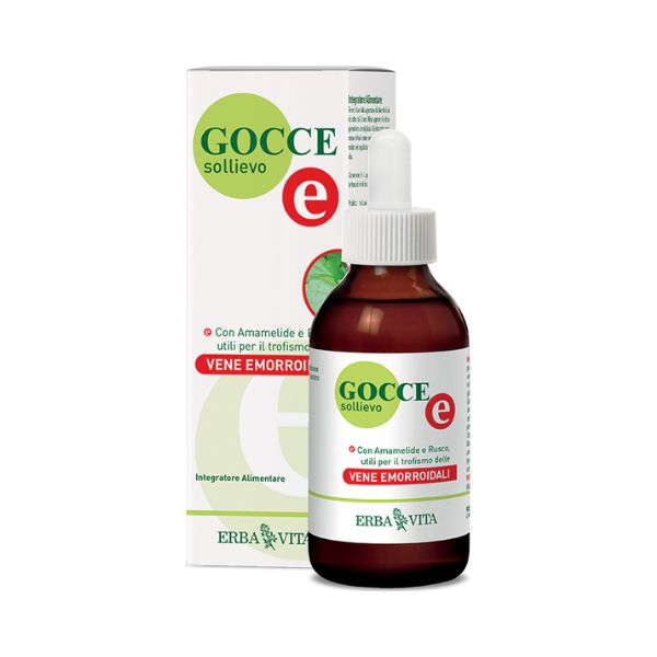 Erba Vita Gocce E  Integratore Alimentare per le Emorroidi 50 ml