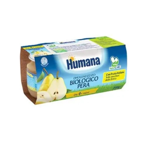 Humana Omogeneizzato Biologico Pera 2X100g