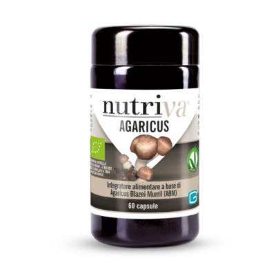 Nutriva Agaricus ABM Integratore 60 Capsule vegetali