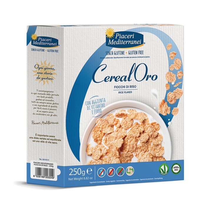 Piaceri Mediterranei CerealOro Fiocchi Di Riso Senza Glutine 250 g