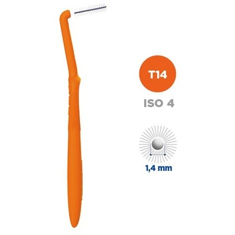 Curasept Proxi Angle Treatment T14 ISO 4 Scovolino Arancio 5 Pezzi
