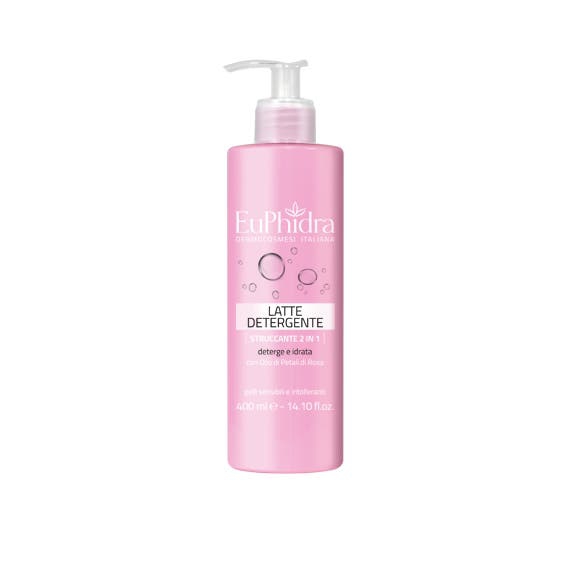 Euphidra Latte Detergente Struccante Viso e Occhi 2 In 1 400ml