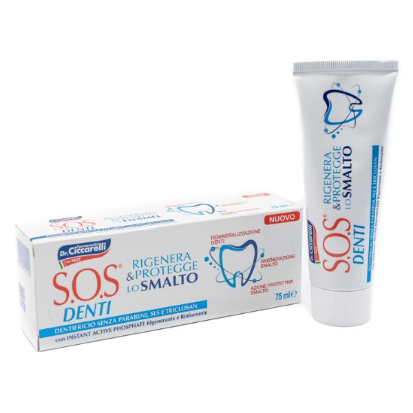 SOS Denti Dentifricio Rigenera Smalto 75 ml