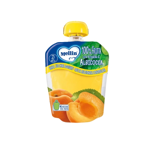 Mellin Pouch Albicocca 90g 6Mesi+