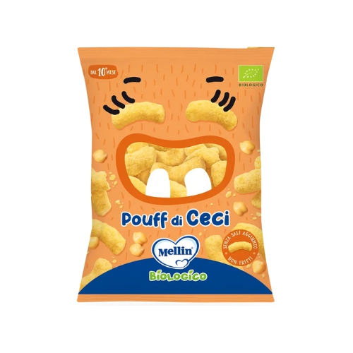 Mellin Snack Pouff Di Ceci 20g