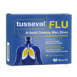 Tusseval Flu Integratore Fluidificante 12 Bustine