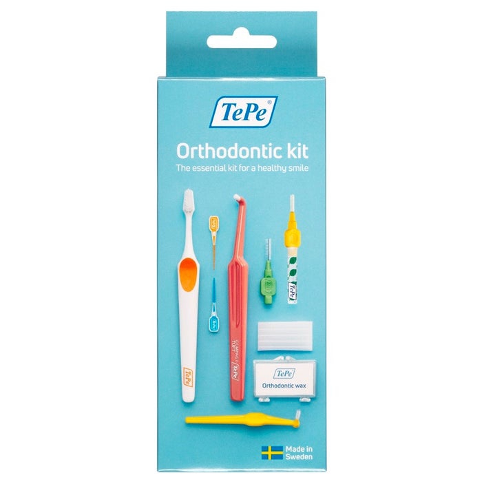 TePe Kit Ortodontico per l'Igiene Orale 11 Pezzi