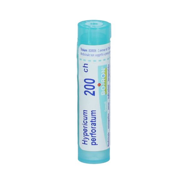 Rimedio omeopatico a base di Hypericum Perforatum, utile per il trattamento di sintomi nervosi e traumi. Diluzione 200CH.