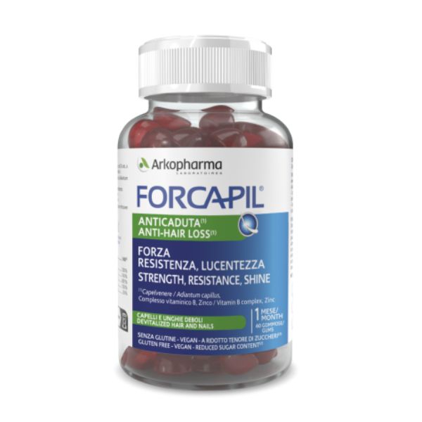 Arkopharma Forcapil Integratore Anticaduta per Capelli 60 Gummies